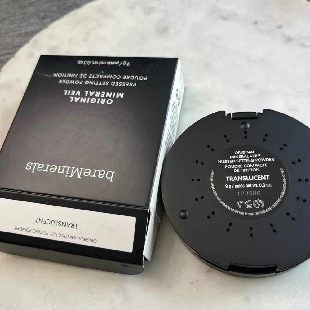 New NWT bareMinerals Original Mineral Veil Pressed Setting Powder TRANSLUCENT 9g